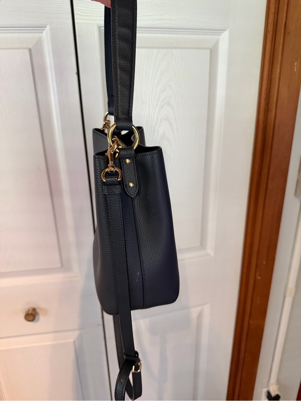 Coach Small Town Bucket Bag - Navy Blue - Picture 4 of 7